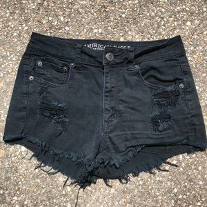 Black American Eagle Shorts